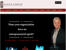 Tablet Screenshot of glenncarver.com